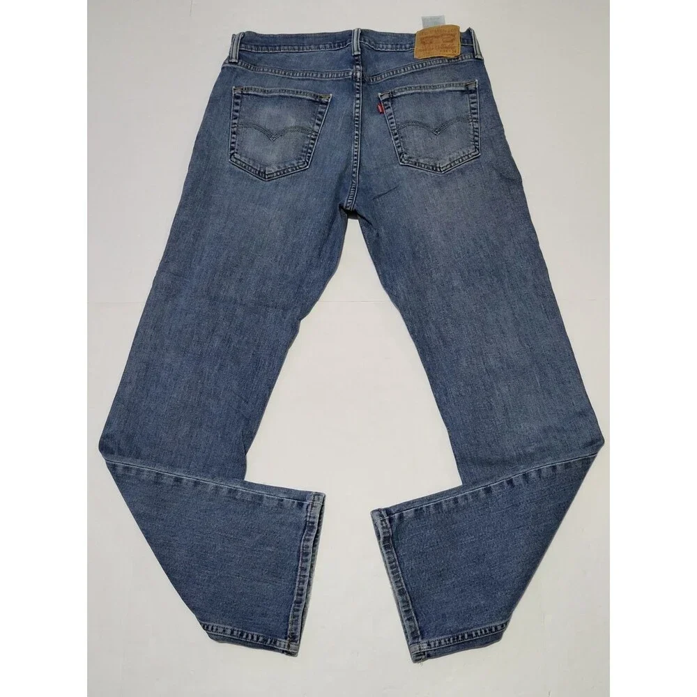 Levi's 559 Jeans Mens Size 34x34 Relaxed Straight Blue Denim Stretch Medium Wash